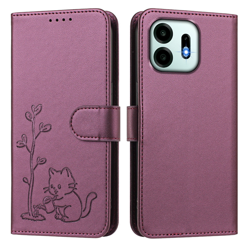 Cats & Trees Pattern Leather P - Luxury Bags Kl recension och pris